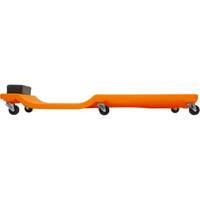Sommier orange n&eacute;on &agrave; profil bas, en plastique robuste MAS Chibougamau