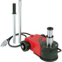 Cric portatif &agrave; 2 &eacute;tapes, 22 tonne(s)/44 tonne(s), Air comprim&eacute;/hydraulique MAS Chibougamau