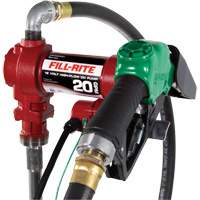 Pompe de transfert de carburant 12 V avec pistolet MAS Chibougamau