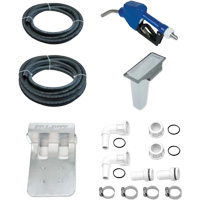 Pompe de transfert de fluide d'&eacute;chappement diesel (DEF) 115 V CA avec support pour cuve GRV et pistolet MAS Chibougamau