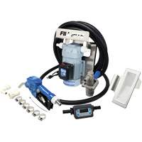 Pompe de transfert de fluide d'&eacute;chappement diesel (DEF) 115 V CA avec support pour cuve GRV, pistolet et compteur MAS Chibougamau