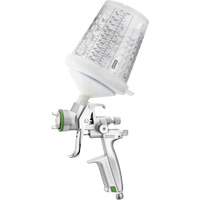 Pistolet de peinture de premi&egrave;re qualit&eacute; 4400?B HVLP?1,0 SR avec godet RPS 0,3?L, pour les retouches de finitions automobiles, Entr&eacute;e d'air 1/4" NPT, 4,24 pi³/min, Capacit&eacute; 0,3 L, 0,14 psi MAS Chibougamau