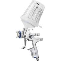 Pistolet de peinture 5000 B RP avec buse 1,2 et trois godets polyvalents RPS 0,3 l/0,6 l/0,9 L, Entr&eacute;e d'air 1/4" NPT, 10,24 pi³/min, Capacit&eacute; 0,3 L/0,6 L/0,9 L, 0,17 psi MAS Chibougamau