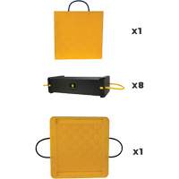 10-Piece CribLok Composite Cribbing System Kit MAS Chibougamau
