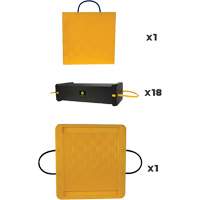 20-Piece CribLok Composite Cribbing System Kit MAS Chibougamau