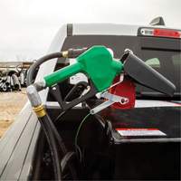 Green Automatic Gasoline Spout Nozzle MAS Chibougamau