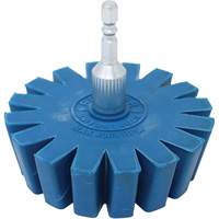 Conical Gear Eraser Wheel with Quick-Connect Arbor Adapter MAS Chibougamau
