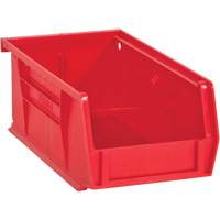 Bacs Hook-On Bins, 4" la x 3" H x 7" p, Rouge, Capacit&eacute; 10 lb MAS Chibougamau