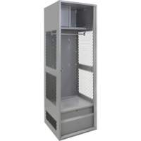 Gear Locker, Steel, 24" W x 24" D x 72" H, Grey MAS Chibougamau