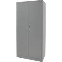 Combination Storage Cabinet, 36" W x 18" D x 72" H, Grey MAS Chibougamau
