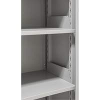 Armoires de rangement Hi-Boy, Acier, 4 Tablettes, 72" h x 36" la x 18" P, Gris MAS Chibougamau