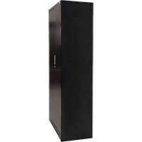 Hi-Boy Storage Cabinet, Steel, 4 Shelves, 72" H x 36" W x 18" D, Black MAS Chibougamau