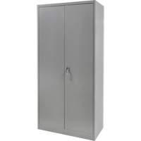 Armoire garde-robe, Acier, 36" la x 18" p x 72" h, Gris MAS Chibougamau