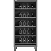 Armoire robuste &agrave; façade ouverte avec s&eacute;parateurs, Acier, 0 tiroirs, 36" x 24" x 78", Gris MAS Chibougamau