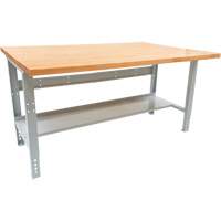 Industrial Modular Workbench, 1000 lbs. Cap., 72" W x 48" D MAS Chibougamau