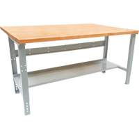 Industrial Modular Workbench, 1000 lbs. Cap., 72" W x 48" D MAS Chibougamau