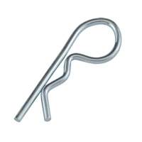 Cotter Pin, 1/4" Dia., 4" L, Zinc Plated MAS Chibougamau