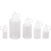 Bouteilles rondes &agrave; ouverture &eacute;troite, Ronde, 1/2 oz, Plastique MAS Chibougamau