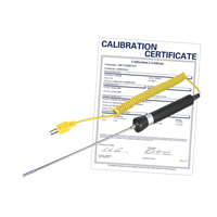Sonde thermocouple pour l'air/gaz avec certificat de calibration, 900 °C (1652°F) Temp. max. MAS Chibougamau