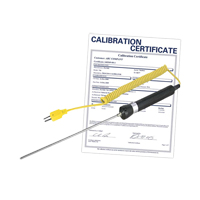 Sonde thermocouple &agrave; immersion avec certificat de calibration, 600 °C (1112°F) Temp. max. MAS Chibougamau