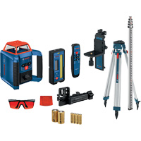 Revolve2000 Self-Leveling Horizontal/Vertical Rotary Laser Kit, 2000' (609.6 m), 670 Nm MAS Chibougamau