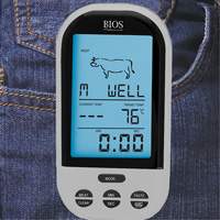 Thermom&egrave;tre &agrave; viande et &agrave; volaille sans fil, Contact, Num&eacute;rique, 32-482°F (0-250°C) MAS Chibougamau