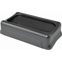 Contenants Slim Jim a/canaux de ventilation, Couvercle &agrave; battant, Plastique, Convient aux contenants 20-1/2" x 11-2/5" MAS Chibougamau