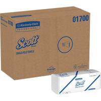 Scott&reg; Single Fold Towels, 1 Ply, 10-1/2" L x 9-3/10" W, 250 /Pack MAS Chibougamau