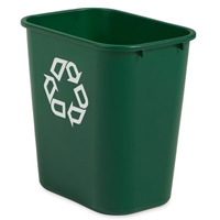 Corbeille moyenne pour le recyclage, De bureau, Plastique, 28 pintes US MAS Chibougamau