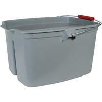 Seau &agrave; double usage, Capacit&eacute; de 5 gal. US (20 pintes), Gris MAS Chibougamau