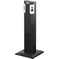 Pedestal Ashtray, Free-Standing, Metal, 1.6 US gal. Capacity, 41-1/2" Height MAS Chibougamau