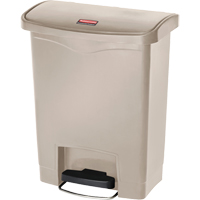 Slim Jim&reg; Waste Container, Resin, 8 US gal. Capacity MAS Chibougamau