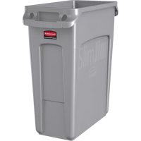 Slim Jim&reg; Vented Containers, Deskside, Polyethylene, 16 US gal. MAS Chibougamau