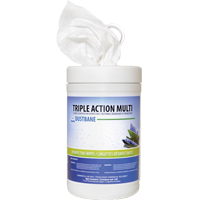 Triple Action Multi Disinfecting Wipes, 7" x 8", 120 Count MAS Chibougamau
