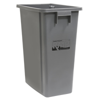 Bac &agrave; d&eacute;chets et de recyclage, Plastique, 16 gal. US MAS Chibougamau