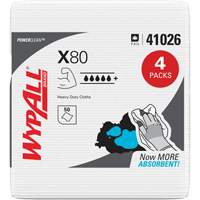 X80 Wipers, Heavy-Duty, 12-1/2" L x 12" W MAS Chibougamau