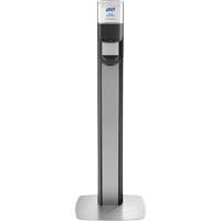 Messenger ES8 Silver Panel Floor Stand with Dispenser MAS Chibougamau