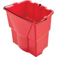 Seau optionnel Wavebrake pour eau sale, Capacit&eacute; de 4.5 gal. US (18 pintes), Rouge MAS Chibougamau