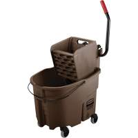 WaveBrake&reg; Mop Bucket & Wringer Combo Pack, Side Press, 8.75 US Gal.(35 Quart), Brown MAS Chibougamau