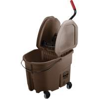 WaveBrake&reg; Mop Bucket & Wringer Combo Pack, Down Press, 8.75 US Gal.(35 Quart), Brown MAS Chibougamau