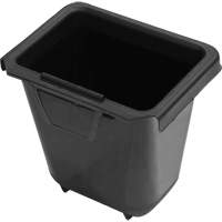 Waste Container, Deskside, Polyethylene, 4-1/4 US Qt. MAS Chibougamau