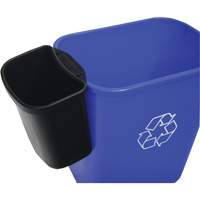 Waste Container, Deskside, Polyethylene, 4-1/4 US Qt. MAS Chibougamau