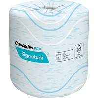 Pro Signature Toilet Paper, 2 Ply, 400 Sheets/Roll, 133' Length, White MAS Chibougamau