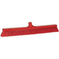Balai-brosse &agrave; soies combin&eacute;es, Crins Cors&eacute;/Fin, 24-1/2", Polyester, Rouge MAS Chibougamau