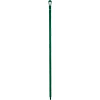 Ultra Hygiene Handle, Broom/Scraper/Squeegee, Green, Ergonomic, 59" L MAS Chibougamau