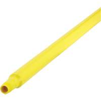 Ultra Hygiene Handle, Broom/Scraper/Squeegee, Yellow, Ergonomic, 59" L MAS Chibougamau