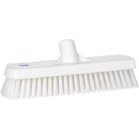Brosse &agrave; r&eacute;curer pour planchers et murs, Crins Ferme, 12", Polyester, Blanc MAS Chibougamau