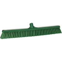 Balai-brosse &agrave; soies combin&eacute;es, Crins Cors&eacute;/Fin, 24", Polyester, Vert MAS Chibougamau