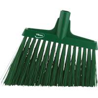 T&ecirc;te de balai oblique, Crins Extra-ferme, 12", Polyester, Vert MAS Chibougamau