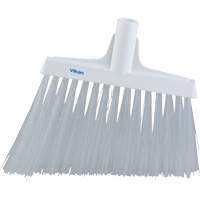 T&ecirc;te de balai oblique, Crins Extra-ferme, 12", Polyester, Blanc MAS Chibougamau